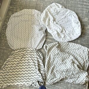 Set of 4 pack n play sheets